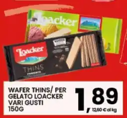 Eurospar WAFER THINS offerta