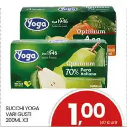 Eurospar SUCCHI YOGA VARI GUSTI offerta