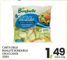 Eurospar CARTA DELLE INSALATE BONDUELLE CROCCANTE offerta