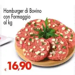 Eurospar Hamburger di Bovino con Formaggio offerta