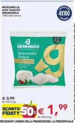 Esselunga Mozzarella Alta Qualità Granarolo offerta