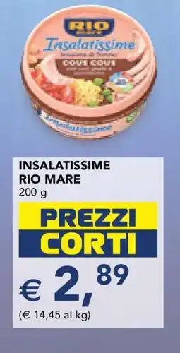 Esselunga Insalatissime Rio Mare offerta