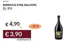 Prezzemolo e Vitale Birrificio etna kallyope offerta