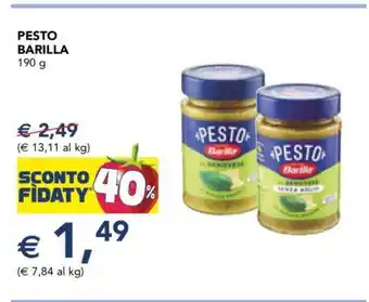 Esselunga Pesto Barilla offerta