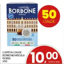 Eurospar CAFFÈ IN CIALDE BORBONE MISCELA NOBILE offerta