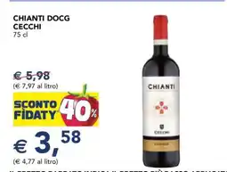 Esselunga Chianti DOCG Cecchi offerta