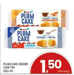 Eurospar PLUMCAKE KINDER offerta