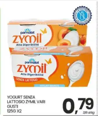 Eurospar YOGURT SENZA LATTOSIO ZYMIL VARI GUSTI offerta