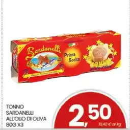 Eurospar TONNO SARDANELLI ALL'OLIO DI OLIVA offerta