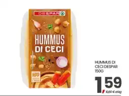 Eurospar HUMMUS DI CECI DESPAR 150G offerta