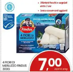 Eurospar 4 FIORI DI MERLUZZO FINDUS offerta