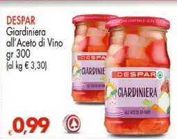 Eurospar DESPAR Giardiniera all'Aceto di Vino offerta