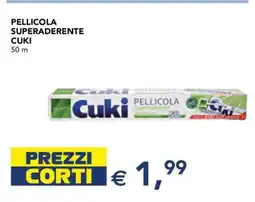 Esselunga PELLICOLA SUPERADERENTE CUKI offerta