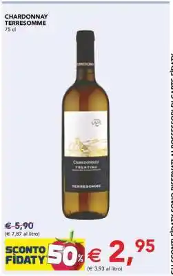 Esselunga CHARDONNAY TERRESOMME offerta