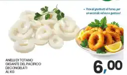 Eurospar ANELLI DI TOTANO GIGANTE DEL PACIFICO offerta