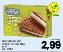 Eurospar BISCOTTI GELATO DESPAR VEGGIE ALLA SOIA offerta
