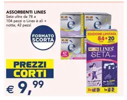 Esselunga Assorbenti lines offerta