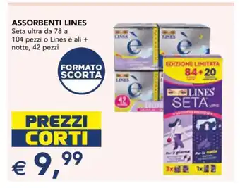 Esselunga Assorbenti lines offerta
