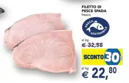 Esselunga Filetto di Pesce Spada offerta
