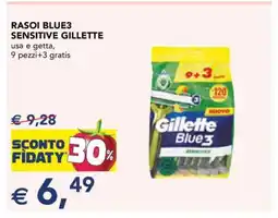 Esselunga RASOI BLUE3 SENSITIVE GILLETTE offerta