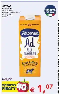 Esselunga LATTE AD ARBOREA offerta