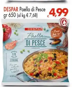 Eurospar DESPAR Paella di Pesce offerta