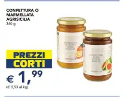 Esselunga CONFETTURA O MARMELLATA AGRISICILIA offerta