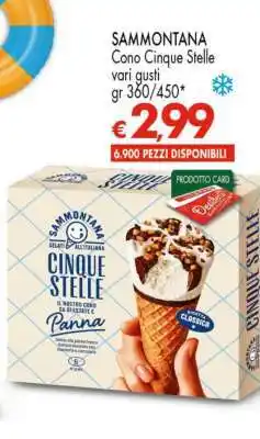 Eurospar SAMMONTANA Cono Cinque Stelle offerta