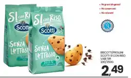 Eurospar BISCOTTI/FROLLINI SCOTTI SI CON RISO offerta