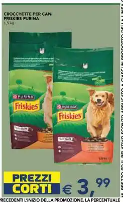 Esselunga CROCCHETTE PER CANI FRISKIES PURINA offerta