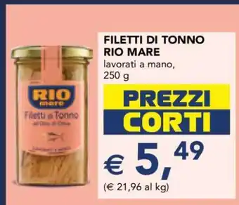 Esselunga FILETTI DI TONNO RIO MARE offerta