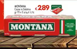 Eurospar MONTANA Carne in Gelatina offerta