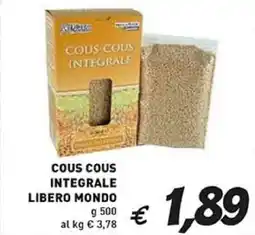 Coal Cous cous integrale libero mondo offerta