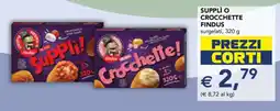 Esselunga SUPPLÌ O CROCCHETTE FINDUS offerta