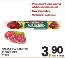 Eurospar SALAME GALBANETTO RUSTICHINO offerta