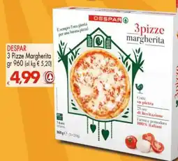 Eurospar DESPAR 3 Pizze Margherita offerta