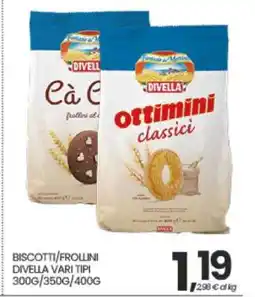 Eurospar BISCOTTI/FROLLINI DIVELLA VARI TIPI offerta