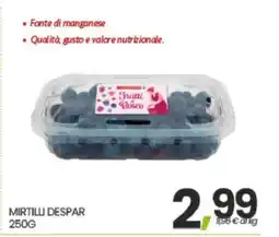 Eurospar MIRTILLI DESPAR offerta