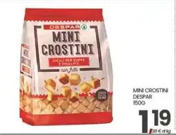Eurospar MINI CROSTINI offerta