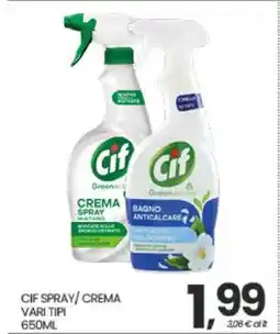 Eurospar CIF SPRAY/ CREMA offerta