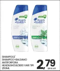 Eurospar SHAMPOO/SHAMPOO+BALSAMO ANTIFORFORA offerta