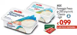 Eurospar MILK Formaggio fresco offerta