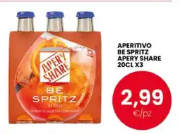 Eurospar APERITIVO BE SPRITZ APERY SHARE 20CL X3 offerta