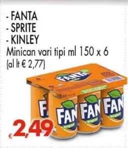 Eurospar FANTA - SPRITE - KINLEY offerta