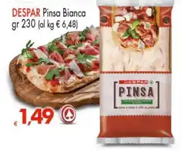 Eurospar DESPAR Pinsa Bianca offerta