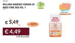 Prezzemolo e Vitale Mulino marino farina di mais fine bio offerta