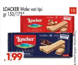 Eurospar LOACKER Wafer vari tipi offerta