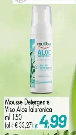 Eurospar Mousse Detergente Viso Aloe Ialuronica offerta