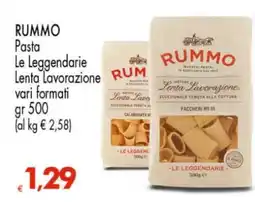 Eurospar RUMMO Pasta offerta