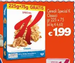 Eurospar Cereali Special K Classici offerta